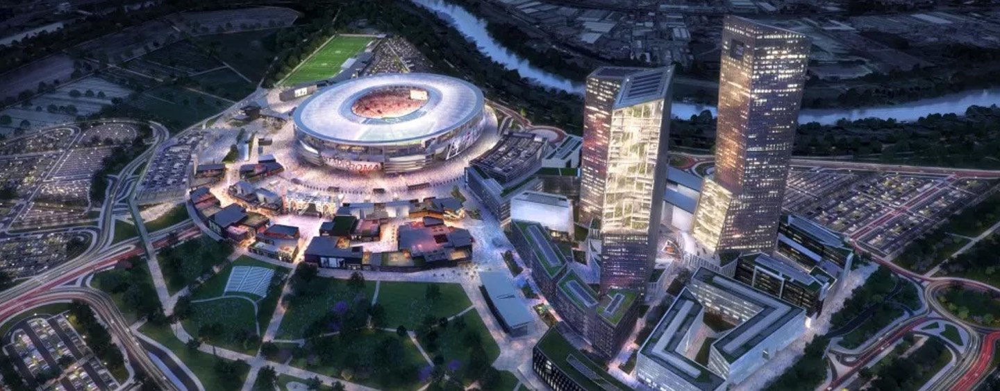 Novo estádio da Roma