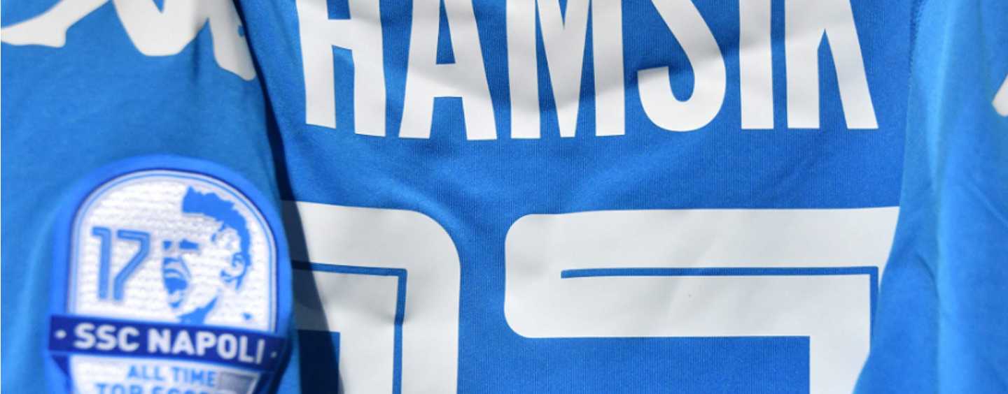 Nova camisa do Napoli para o Hamsik