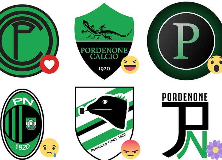 Novo escudo do Pordenone Novo escudo do Pordenone