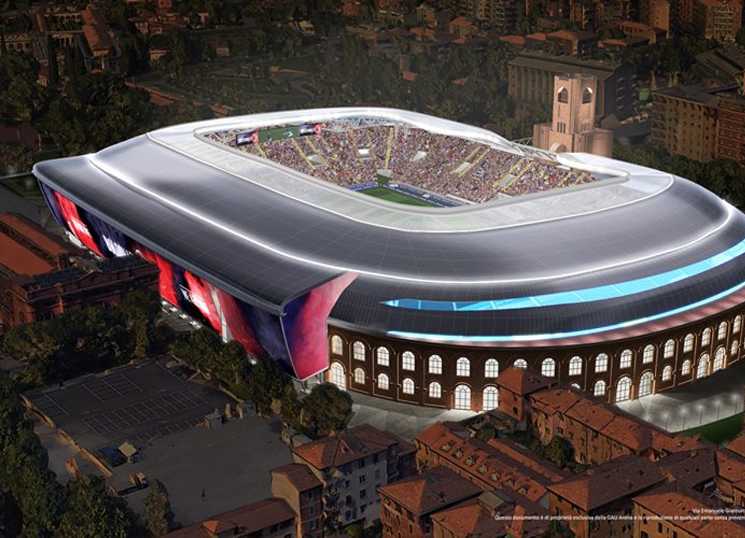 novo estádio do Bologna novo estádio do Bologna