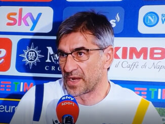 Iva Juric técnico hellas verona irritado jornalista